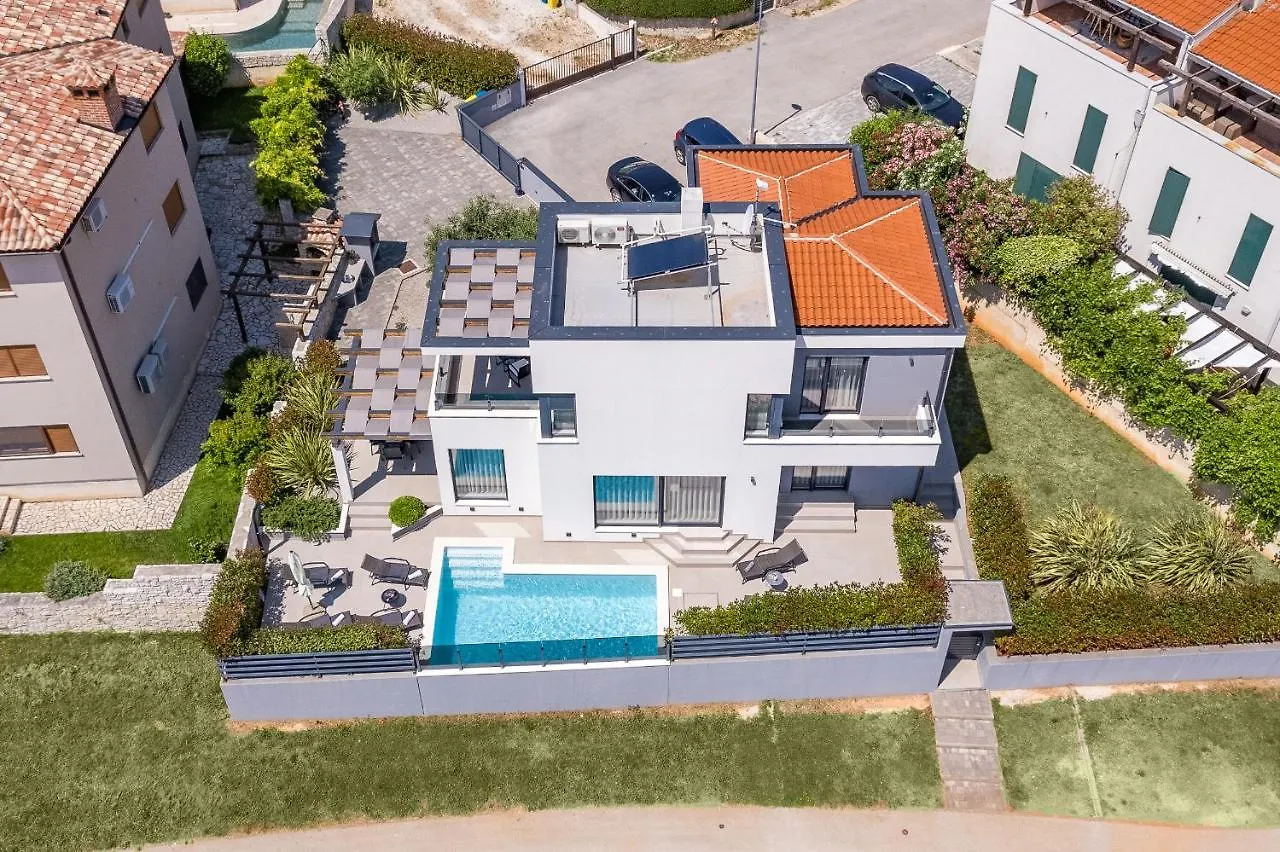 Villa Val Di Bora - Moderne 4 Sterne Ferienvilla Mit Pool, Meerblick, Grill Liznjan Croatia